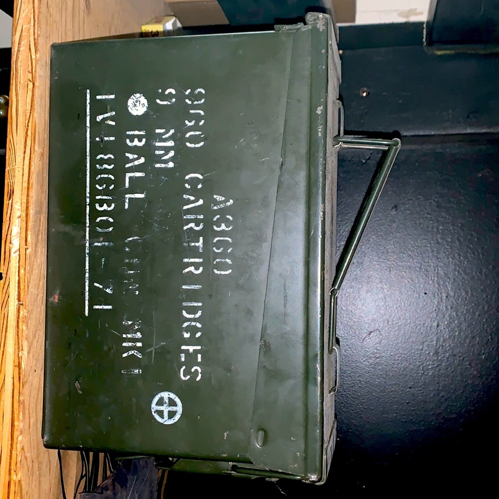 Vintage EMPTY 9mm ammo box